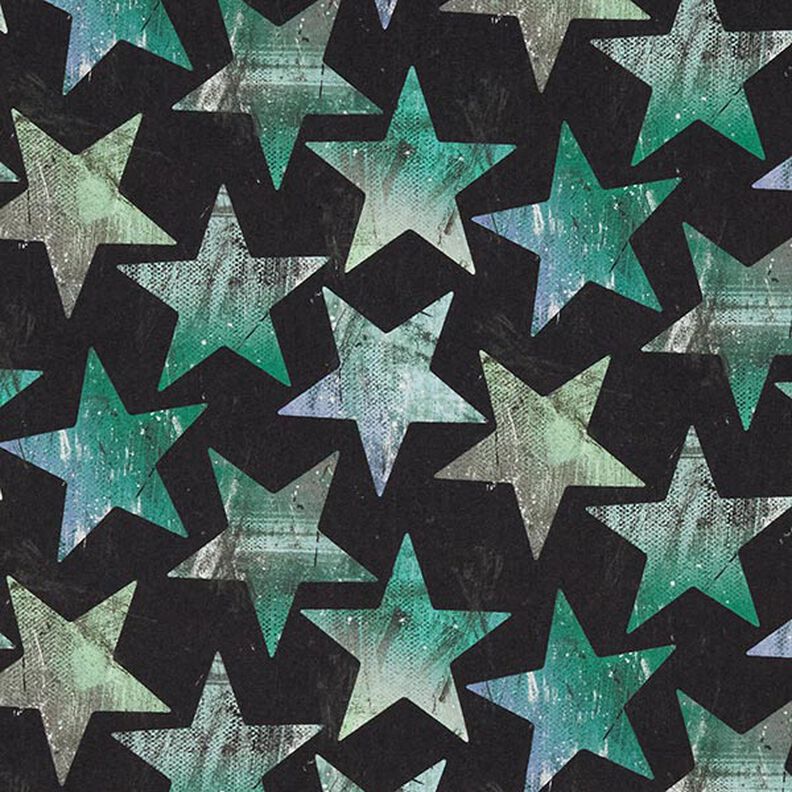 Softshell stars – black/green,  image number 1