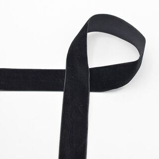 Velvet ribbon [25 mm] – black, 