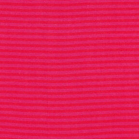 Ribbing Striped tubular fabric – fire red/intense pink, 