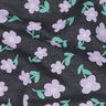 Sweatshirt Fabric Flowers | by Poppy – anthracite/mauve,  thumbnail number 2