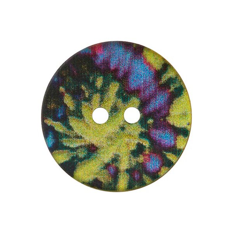 2-Hole Mother of Pearl Button  – colour mix,  image number 1