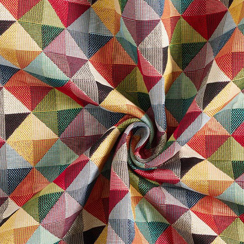 Decor Fabric Tapestry Fabric Colourful Retro Rhombuses,  image number 3