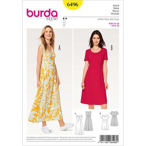 Dress, Burda 6496, 