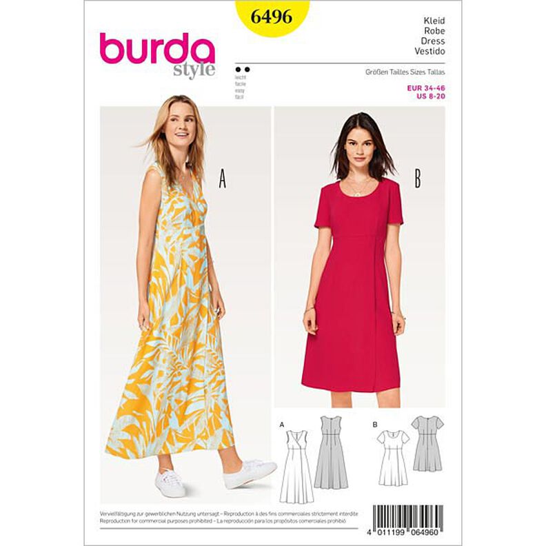 Dress, Burda 6496,  image number 1