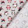 Cotton Cretonne Penguins – silver grey,  thumbnail number 4