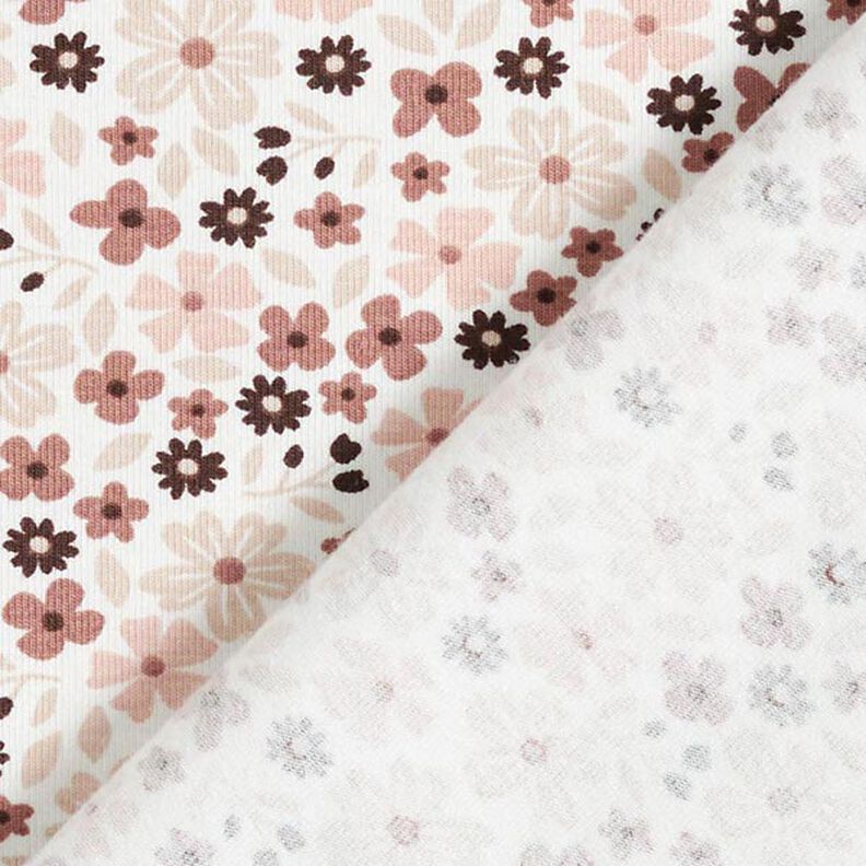 Cotton Jersey Cute Little Flowers – offwhite, image number 4