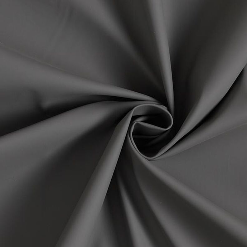 Plain raincoat fabric – anthracite,  image number 1