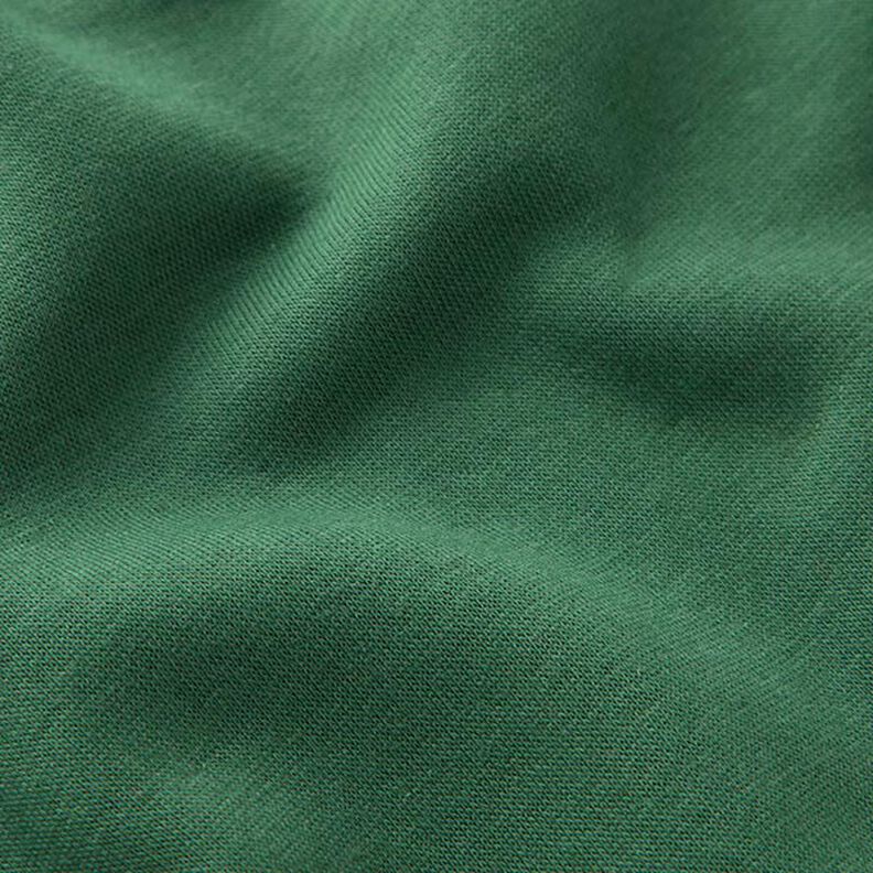 Brushed Sweatshirt Fabric – dark green,  image number 3