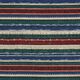 Decor Fabric Chenille Ethnic stripes – black/denim blue,  thumbnail number 1