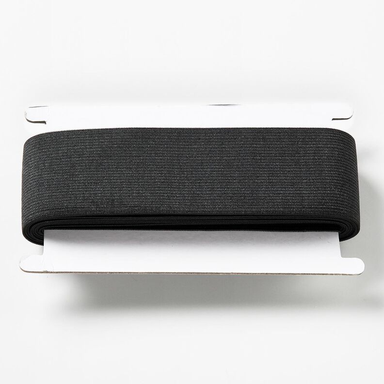 Smooth elastic tape [3 m | 50 mm] – black,  image number 1