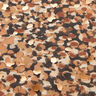 Crêpe chiffon spots and gold dots – brown/metallic gold,  thumbnail number 6