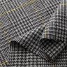 Glen Plaid Wool Fabric – dark grey/yellow,  thumbnail number 3