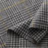 Glen Plaid Wool Fabric – dark grey/yellow,  thumbnail number 3