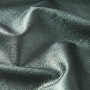 Imitation Leather Metallic Shine – dark green, 