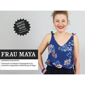 FRAU MAYA - summer top with a knot, Studio Schnittreif | XS - L, 