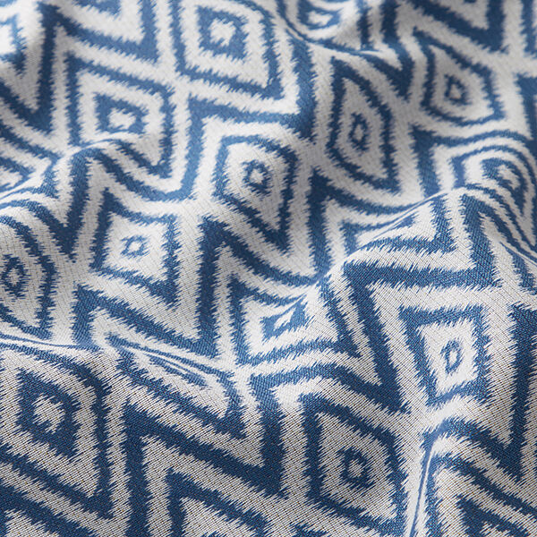 Outdoor fabric jacquard Ethno – blue,  image number 2