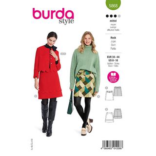 Skirt | Burda 5868 | 34-44, 
