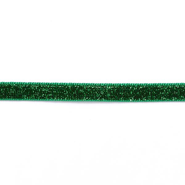 Velvet ribbon Metallic [10 mm] – fir green,  image number 2