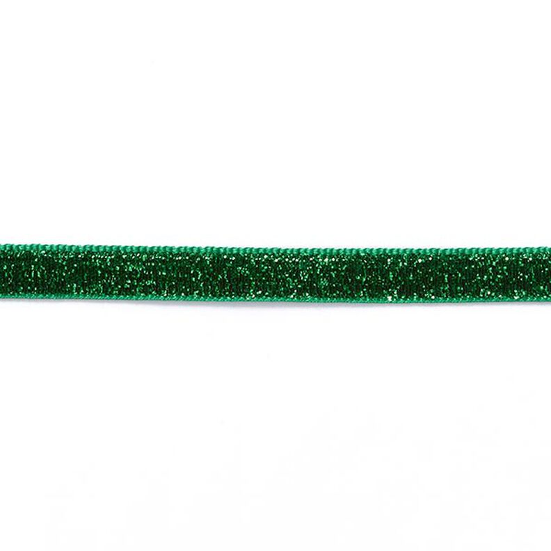 Velvet ribbon Metallic [10 mm] – fir green,  image number 2