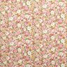 Cotton Poplin romantic flowers – pink/beige,  thumbnail number 1