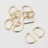 D-rings [10 pcs. | 20 mm] &ndash; metallic gold,  thumbnail number 1