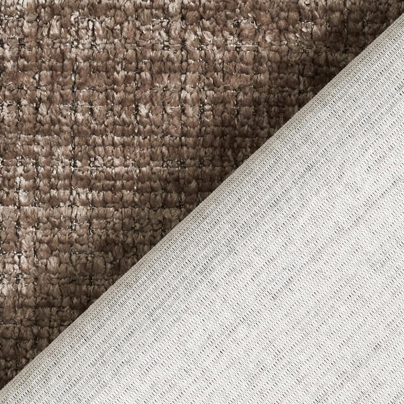 Upholstery Fabric Chenille Plain – taupe,  image number 3