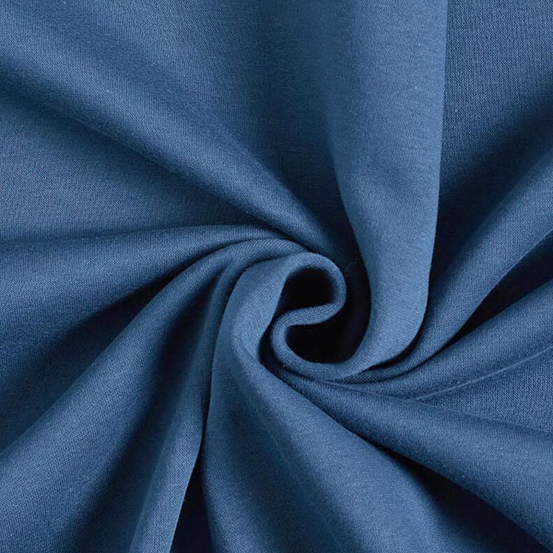 Brushed Sweatshirt Fabric – ocean blue,  image number 1