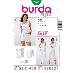 Trousers, Burda 7966, 