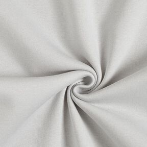 Brushed Sweatshirt Fabric plain Lurex – silver grey/silver, 