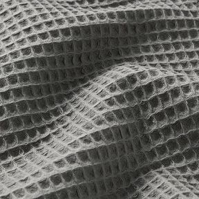 Waffle Piqué – dark grey, 