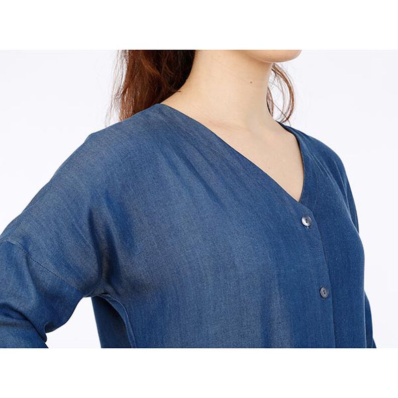 FRAU EDDA Straight-Cut Shirt Dress with Button Placket and Pockets | Studio Schnittreif | XS-XXL,  image number 10