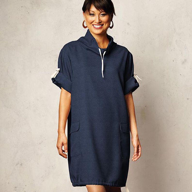 Cotton Fleece Plain – midnight blue,  image number 7