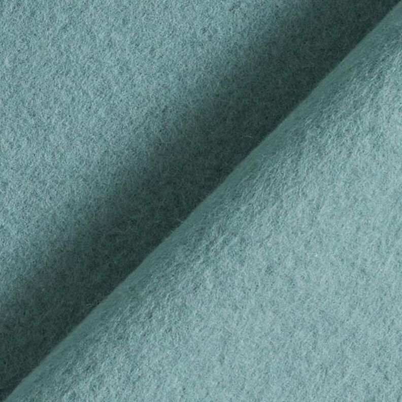 Cotton Fleece Plain – steel blue | Remnant 60cm,  image number 4