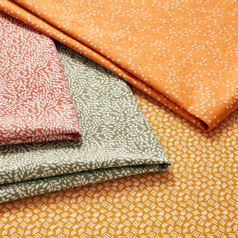 Cotton Cretonne Small Lines – curry yellow,  image number 5