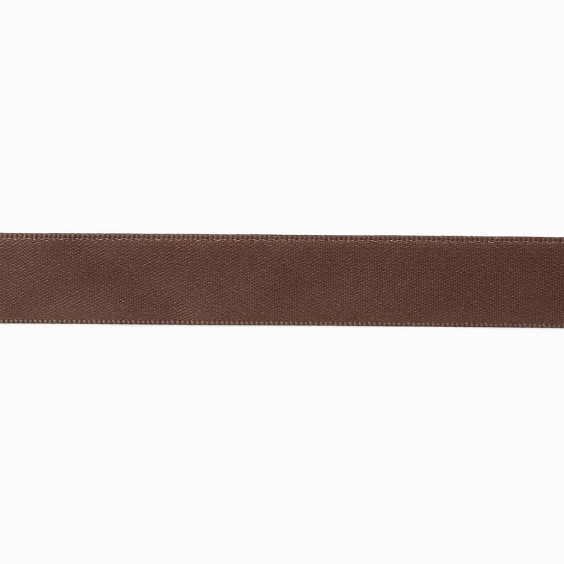 Satin Ribbon [15 mm] – dark brown,  image number 1
