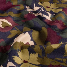 Ponte Roma Jersey Field of Flowers – navy blue/merlot, 
