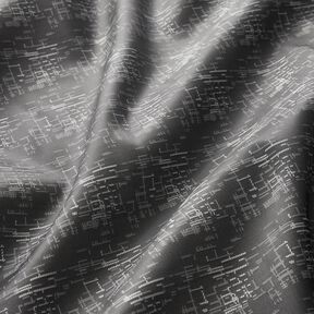 Lining Fabric Jacquard Grid Pattern – grey, 