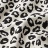 Decor Fabric Jacquard leopard print – ivory/black,  thumbnail number 2