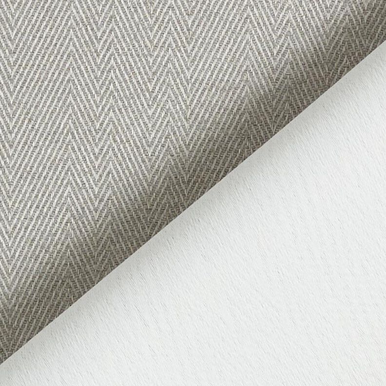 Blackout fabric Herringbone – light grey,  image number 3