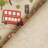 Decor Fabric Half Panama play street – natural/light olive | Remnant 50cm,  thumbnail number 4