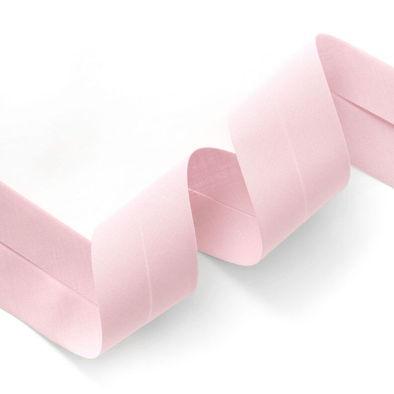 Bias binding Polycotton [50 mm] – light pink,  image number 1