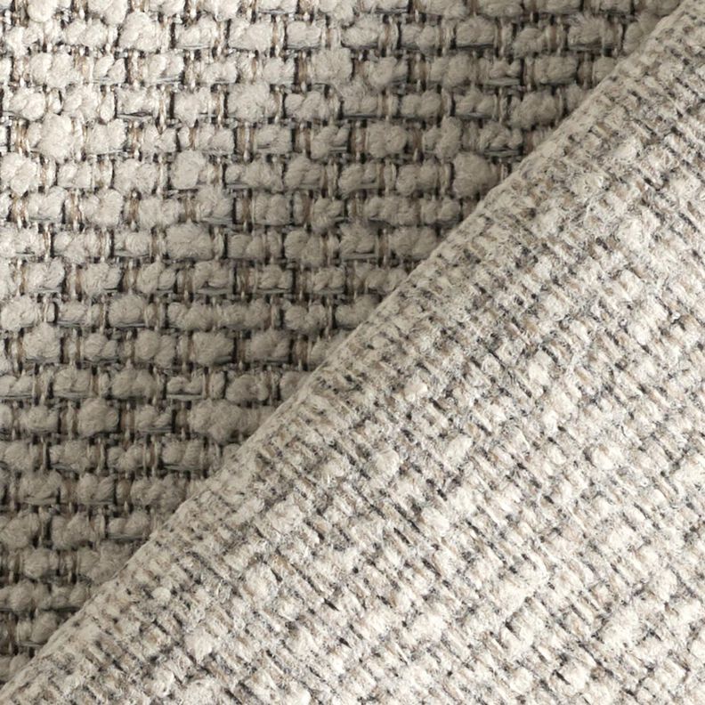 Outdoor Fabric Bouclé Look – light taupe,  image number 4