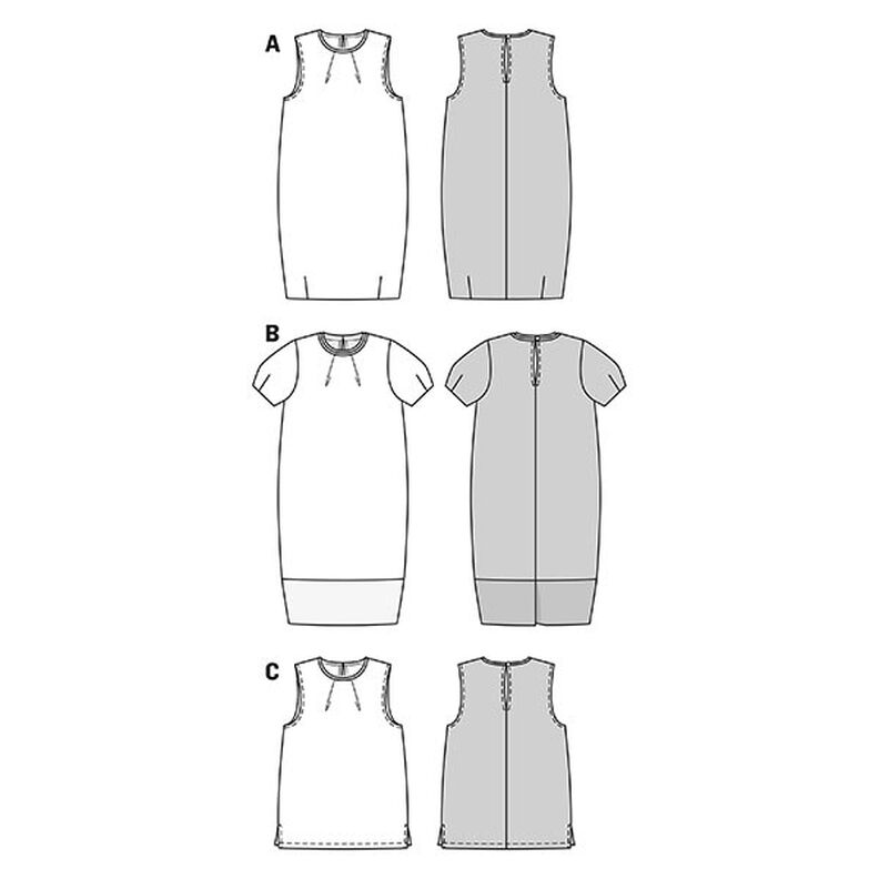 Dress / Top – neck folds, Burda 6914,  image number 5
