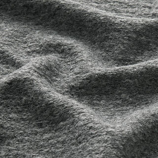 Mottled Wool Blend Knit Coating – granite, 