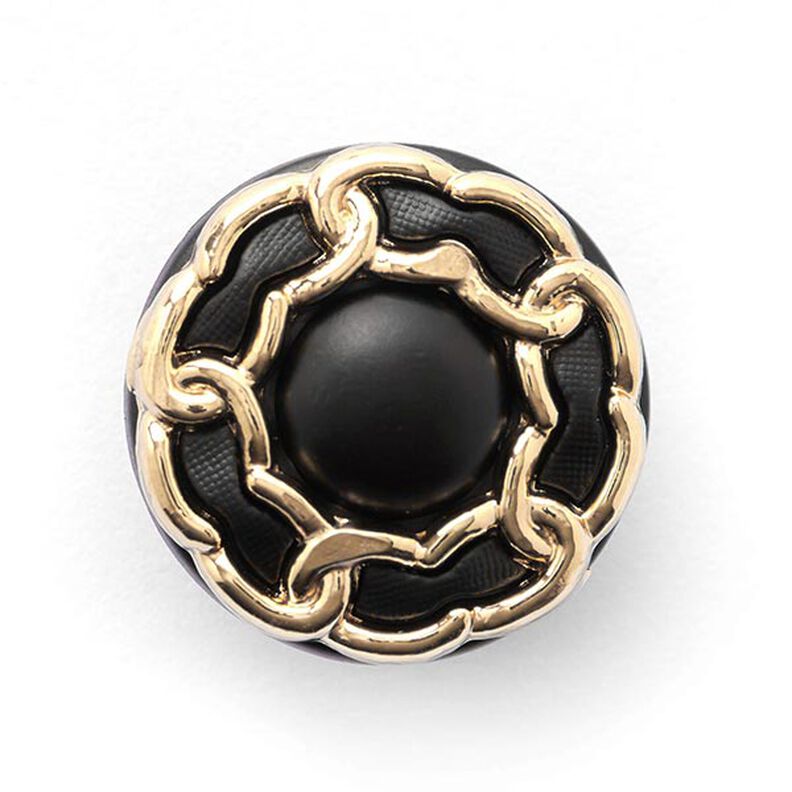 Shank Button – black/gold,  image number 1