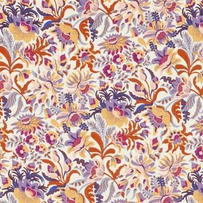 Viscose Jersey Flowers and Ornaments | Katia Fabrics – cream/lavender, 