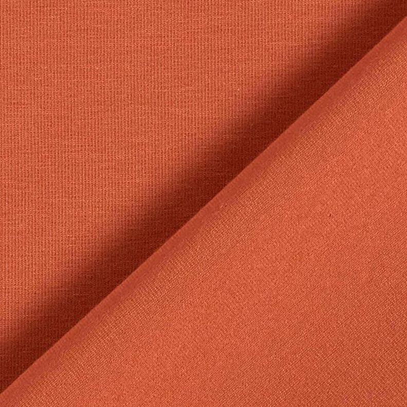 Medium Cotton Jersey Plain – terracotta,  image number 5