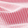 Seersucker Stripes Cotton Blend – red/offwhite,  thumbnail number 2