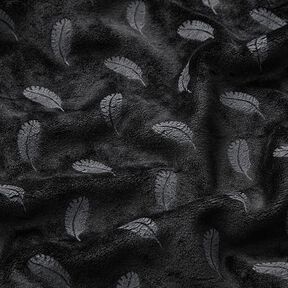 Feathers Nicky Velour – black, 