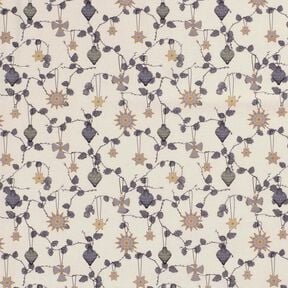 Cotton Poplin Scandi tree decorations – light beige, 